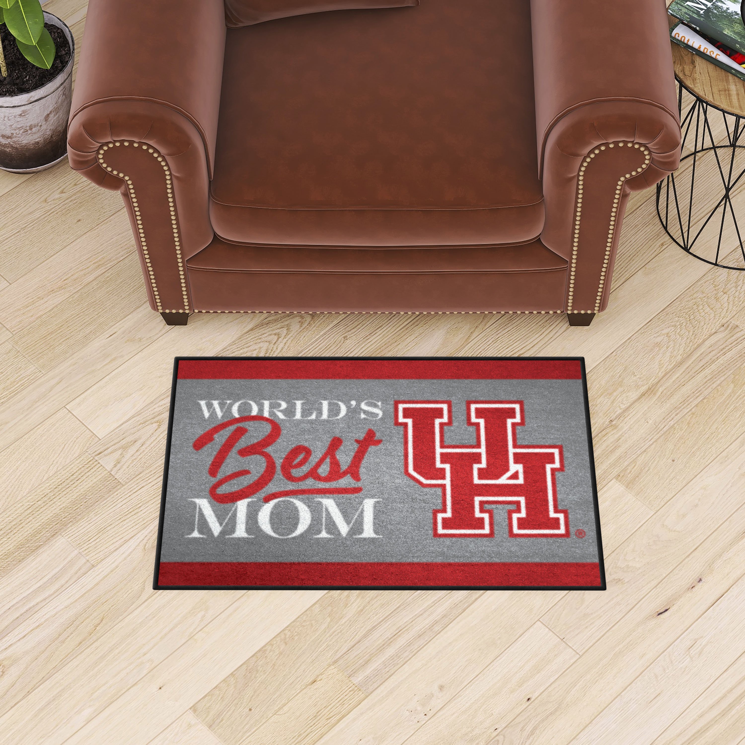 Houston Cougars World's Best Mom Starter Doormat - 19 x 30