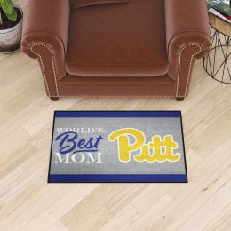 Pitt Panthers World's Best Mom Starter Doormat - 19 x 30