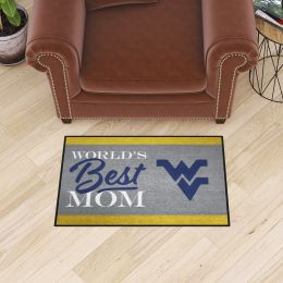 West Virginia Mountaineers World's Best Mom Starter Doormat - 19 x 30