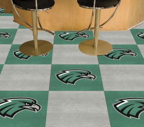 Northeastern State Riverhawks Team Carpet Tiles - 45 sq ft