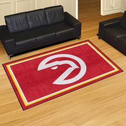 Atlanta Hawks Logo Retro Area Rug - 5' x 8' Nylon