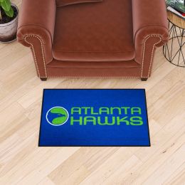 Atlanta Hawks Alt Art Retro Starter Mat - 19 x 30