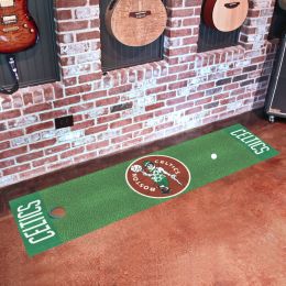 Boston Celtics Moscot Retro Putting Green Mat - 18 x 72