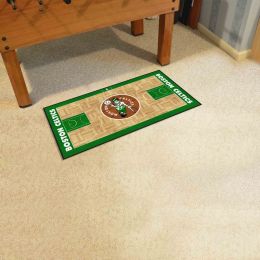 Boston Celtics Moscot Retro Basketball Court Runner Mat - 24 x 44