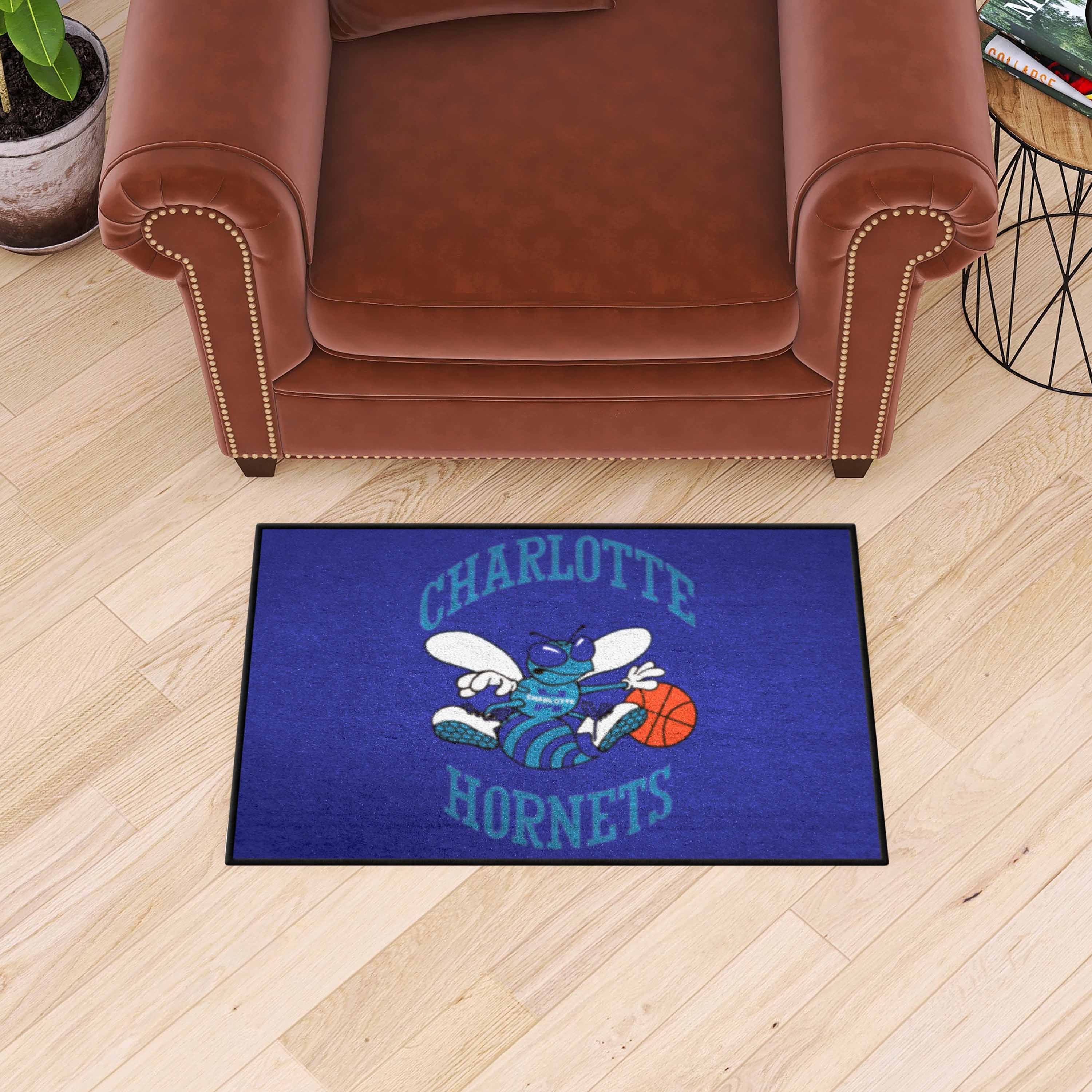 Charlotte Hornets Moscot Retro Starter Mat - 19 x 30