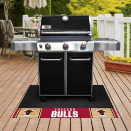 Chicago Bulls Moscot Retro Grill Mat - Vinyl 26 x 42