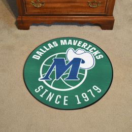 Dallas Mavericks Logo Retro Roundel Mat - 27"