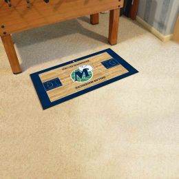 Dallas Mavericks Logo Retro Basketball Court Runner Mat - 24 x 44