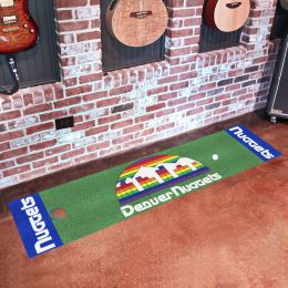 Denver Nuggets Logo Retro Putting Green Mat - 18 x 72