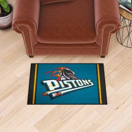 Detroit Pistons Alt Art Retro Starter Mat - 19 x 30