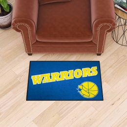 Golden State Warriors Banner Retro Starter Mat - 19 x 30