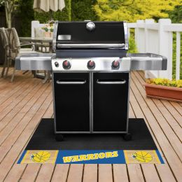 Golden State Warriors Logo Retro Grill Mat - Vinyl 26 x 42