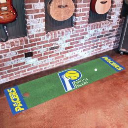 Indiana Pacers Logo Retro Putting Green Mat - 18 x 72