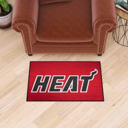 Miami Heat Banner Retro Starter Mat - 19 x 30