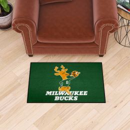 Milwaukee Bucks Moscot Retro Starter Mat - 19 x 30