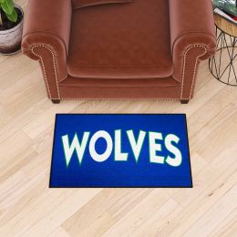 Minnesota Timberwolves Banner Retro Starter Mat - 19 x 30