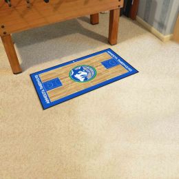 Minnesota Timberwolves Moscot Retro Basketball Court Runner Mat - 24 x 44