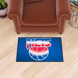 New Jersey Nets Logo Retro Starter Mat - 19 x 30
