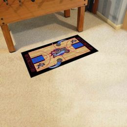 Philadelphia 76ers Logo Retro Basketball Court Runner Mat - 24 x 44