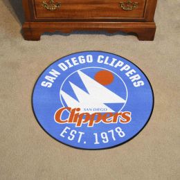 San Diego Clippers Logo Retro Roundel Mat - 27"