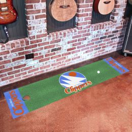 San Diego Clippers Logo Retro Putting Green Mat - 18 x 72