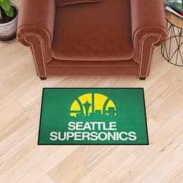 Seattle Supersonics Logo Retro Starter Mat - 19 x 30