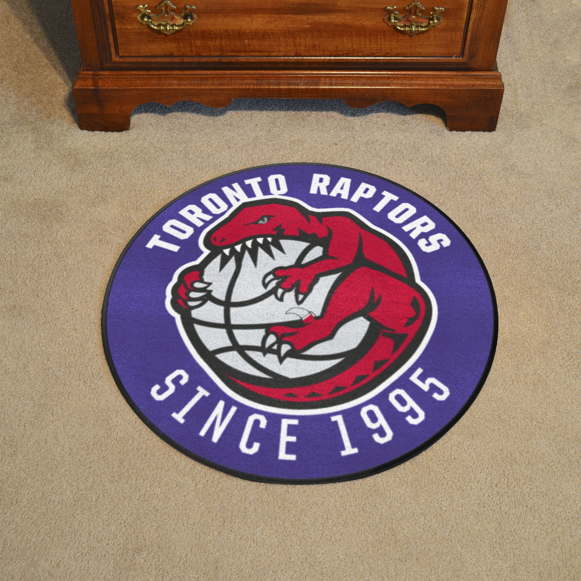 Toronto Raptors Rug Toronto Raptors Moscot Retro Roundel Mat - 27