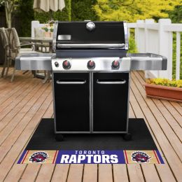 Toronto Raptors Moscot Retro Grill Mat - Vinyl 26 x 42