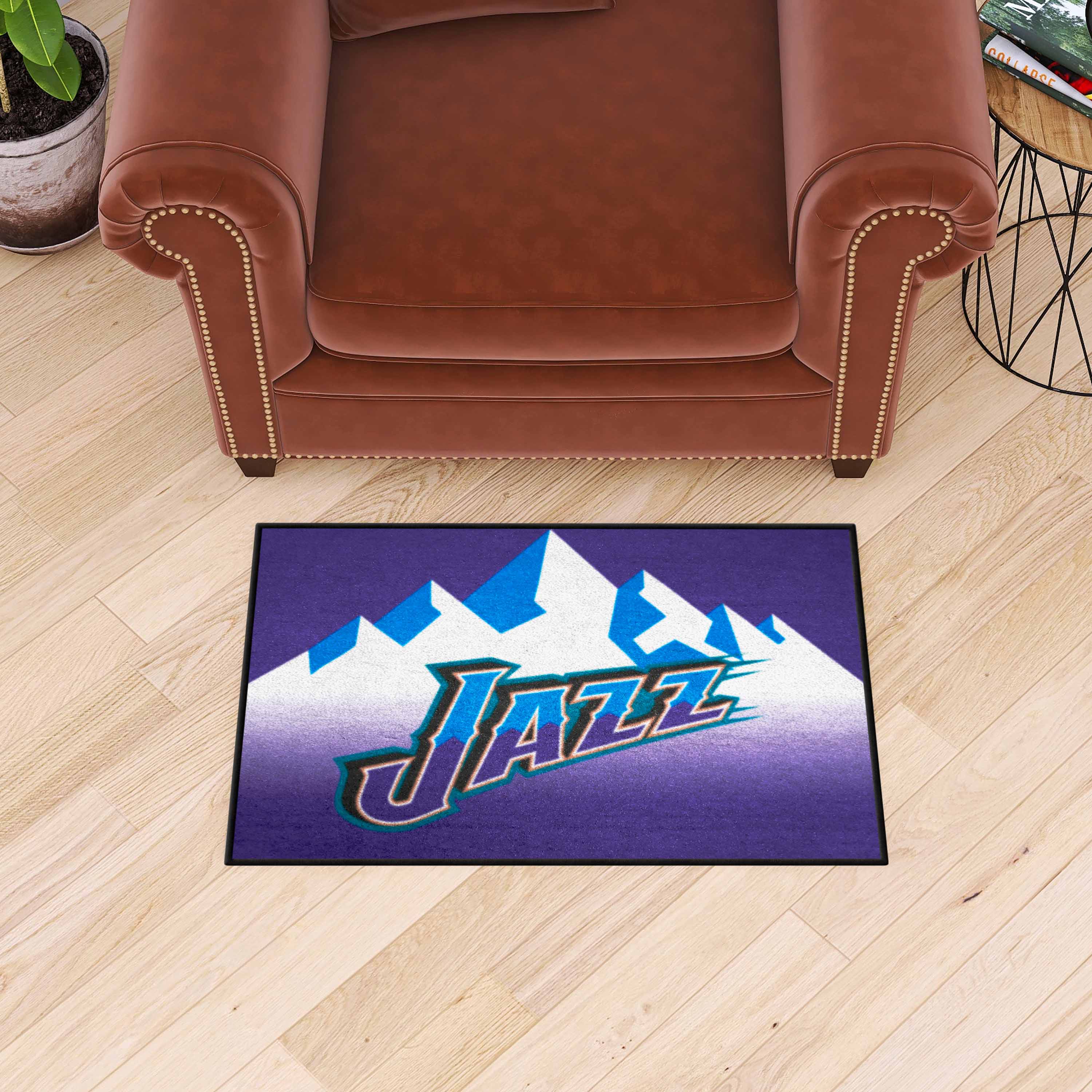 Utah Jazz Banner Retro Starter Mat - 19 x 30