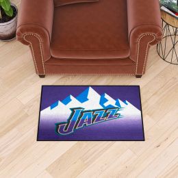 Utah Jazz Banner Retro Starter Mat - 19 x 30