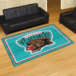 Vancouver Grizzlies Moscot Retro Area Rug - 5' x 8' Nylon