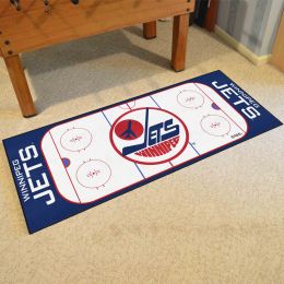 Winnipeg Jets Retro Logo Rink Runner Mat - 29.5 x 72