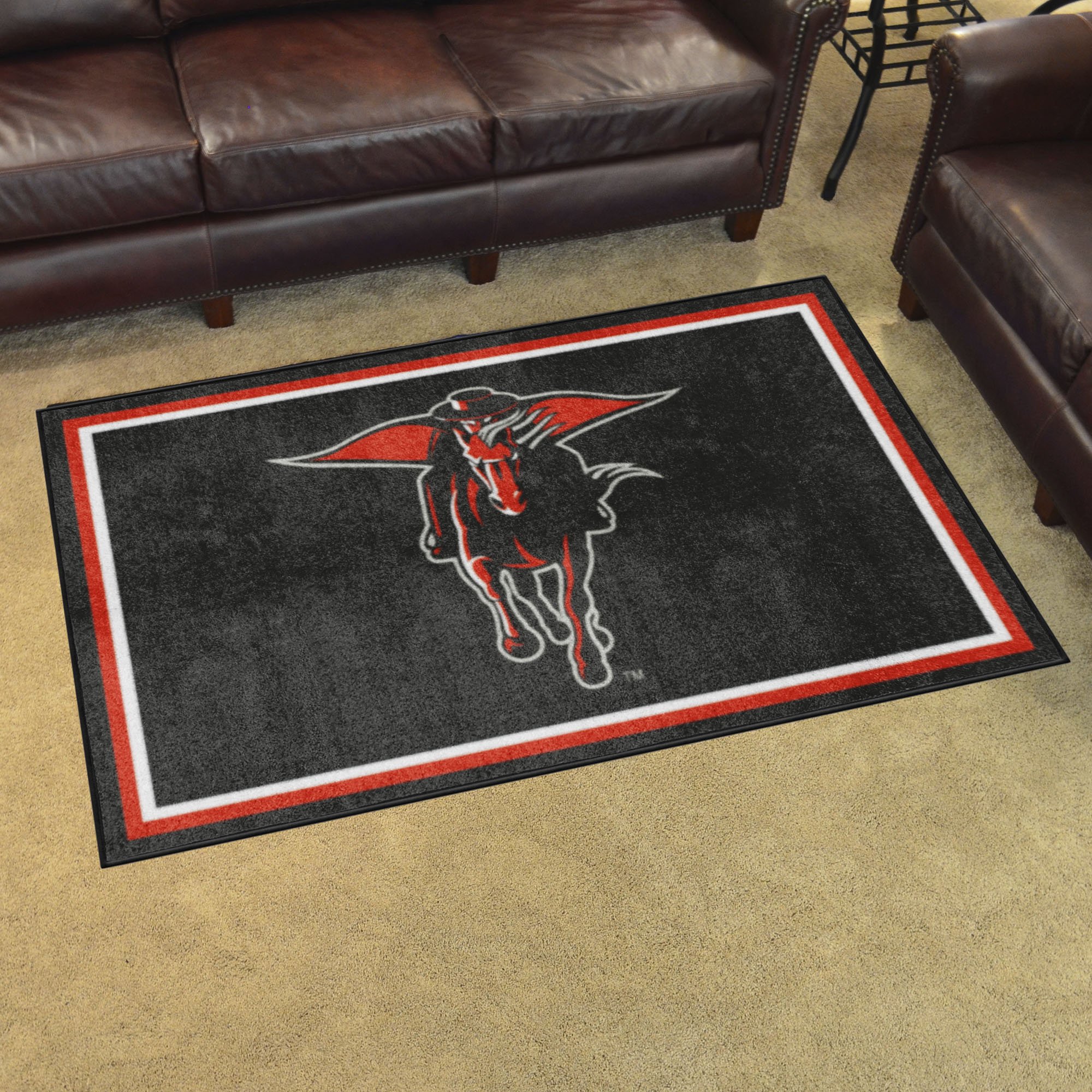 Texas Tech Red Raiders Area Rug - 4' x 6' Alt Logo Nylon