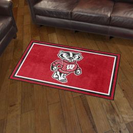 Wisconsin Badgers Area Rug - 3' x 5' Alt Logo Nylon