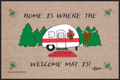 Home is Where the Welcome Mat Is Indoor/Outdoor Doormat
