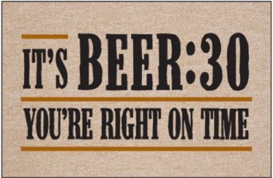 Its Beer:30 Doormat