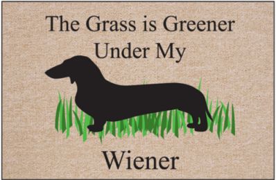 Greener Wiener Doormat