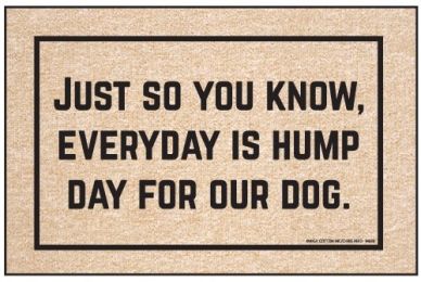 Olefin Indoor & Outdoor Doormat - Everyday is Hump Day