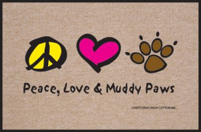 Peace, Love, Muddy Paws