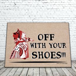 OFF With Your SHOES Funny - 18 x 30 Humorous Doormat