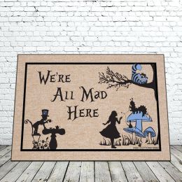 All Mad Here Funny - 18 x 30 Doormat