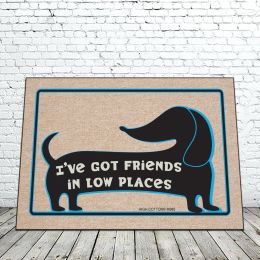 Friends in Low Places - Funny 18 x 30 Doormat