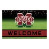 Mississippi State University Flocked Rubber Doormat - 18 x 30
