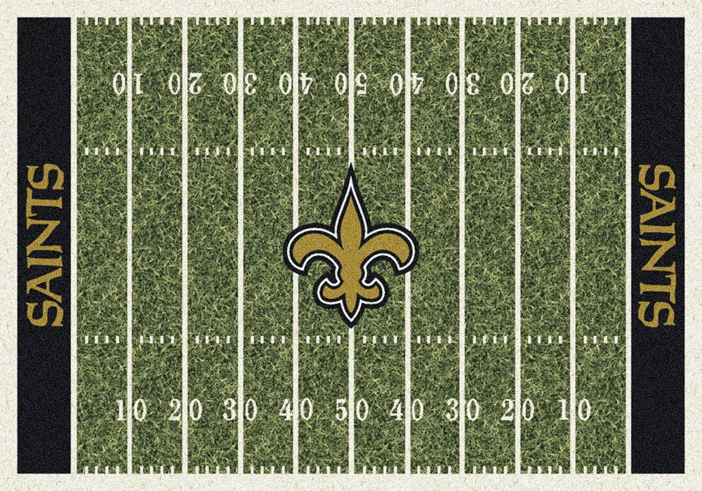 New Orleans Saints Home Field Area Rug NFL Football Logo