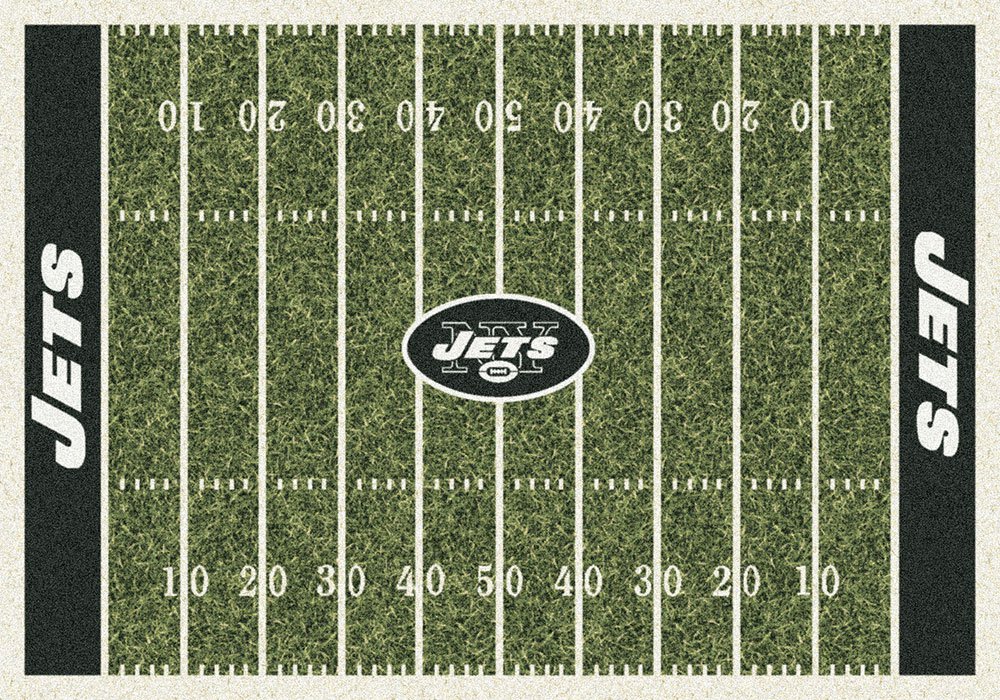 New York Jets Home Field Area Rug NFL Football Logo