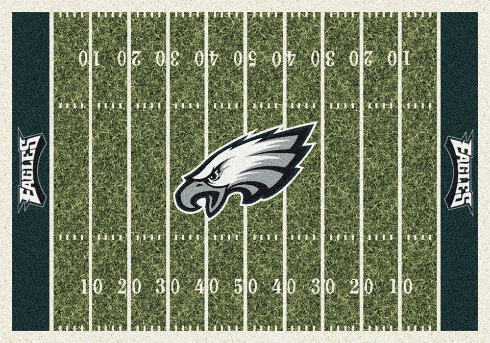 Philadelphia Eagles Home Field Area Rug NFL Football Logo