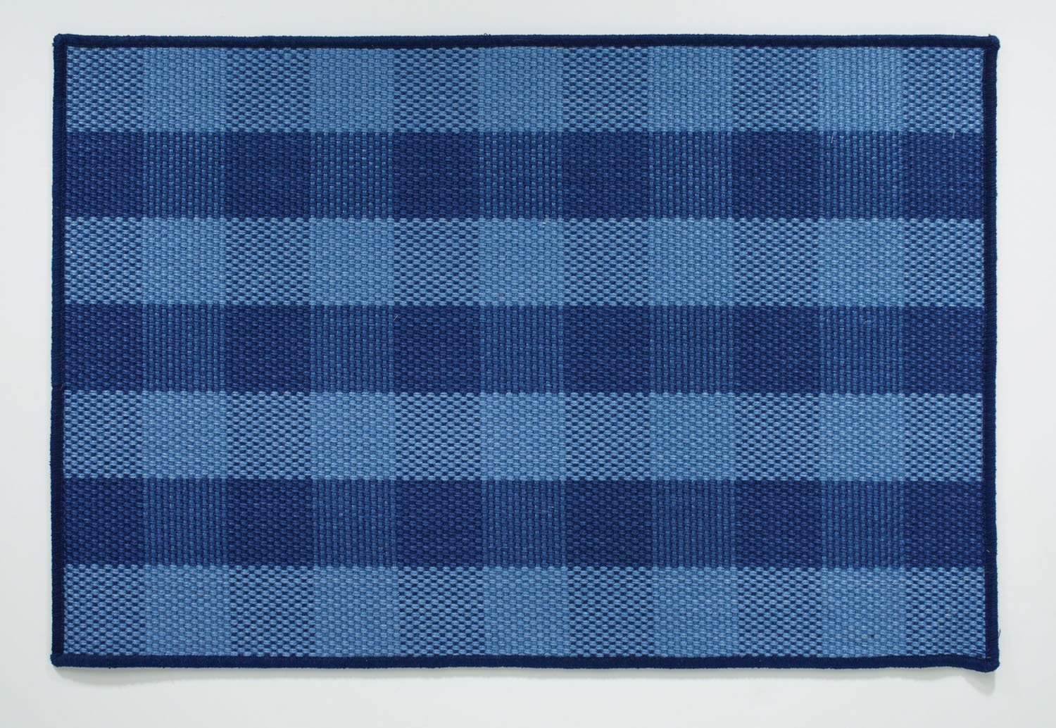 blue plaid trousers