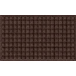 Textures Squares Walnut Doormat - 2' x 3'