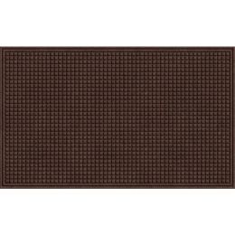 Textures Squares Walnut Doormat - 2' x 3'