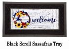 Americana Floral Wreath Sassafras Mat - 10 x 22 Insert Doormat